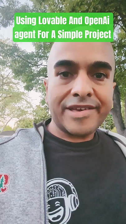 Using Lovable And OpenAi agent For A Simple Project