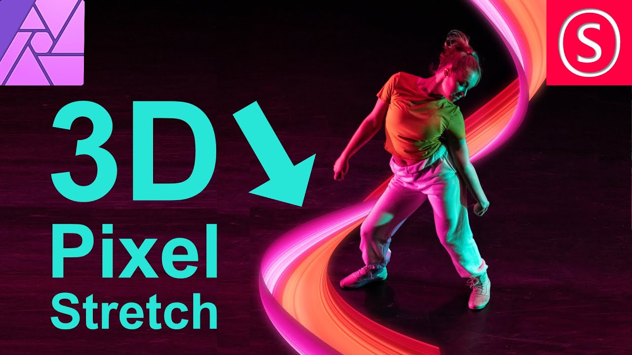 3D Pixel Stretch Effect – Affinity Photo Tutorial 3D Pixel Stretch Effect – Affinity Photo Tutorial