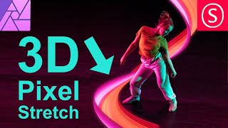 3D Pixel Stretch Effect - Affinity Photo Tutorial screenshot 5