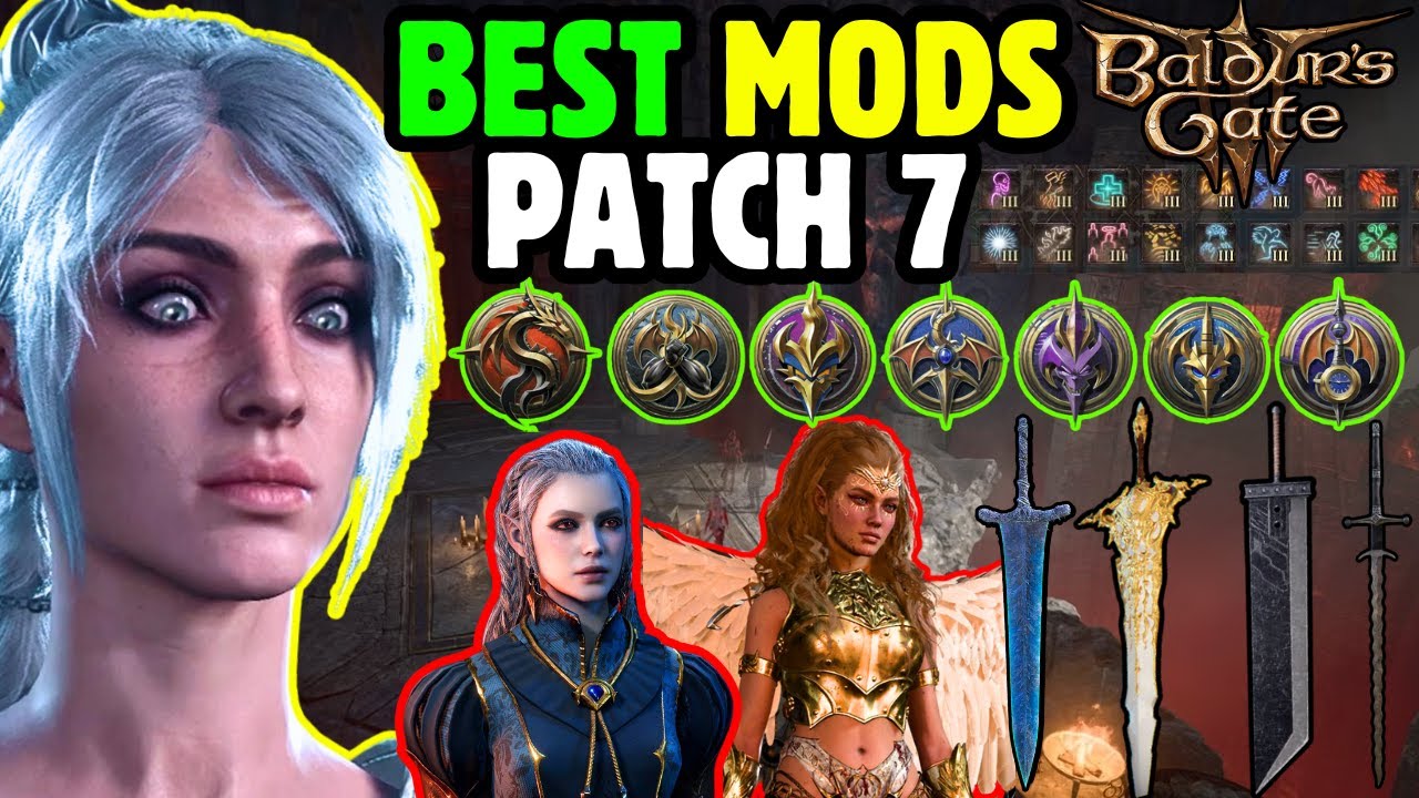 Baldur's Gate 3 BEST MODS for PATCH 7 - YouTube