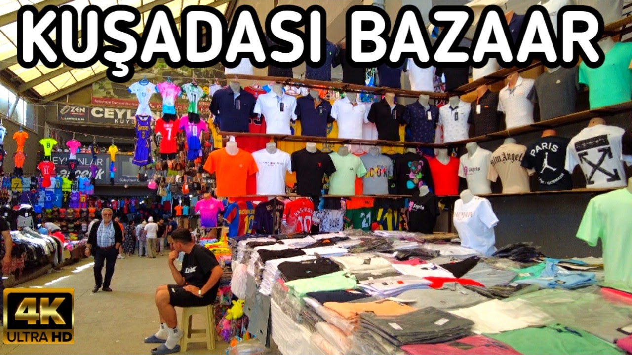 KUŞADASI WEDNESDAY MARKET 🇹🇷 | 8 May 2024 | CLOTHING BAZAAR KUŞADASI | 4k UHD 60fps