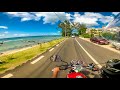 BALACLAVA to ANSE LA RAIE [part 1] | Suzuki EN125-2A | XIAOMI Yi 4K+