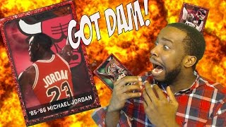 NEW 99 DUNKING JORDAN! OMG! HOW I PULL THESE! NBA 2k15 MyTeam Dunk The Funk Pack Opening!
