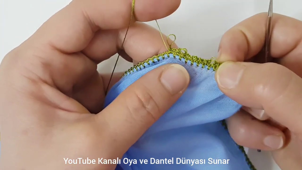 2195 - Yine Bir Güzellikle Geldim Zincir Kalpler Tığ Oyası Yapımı