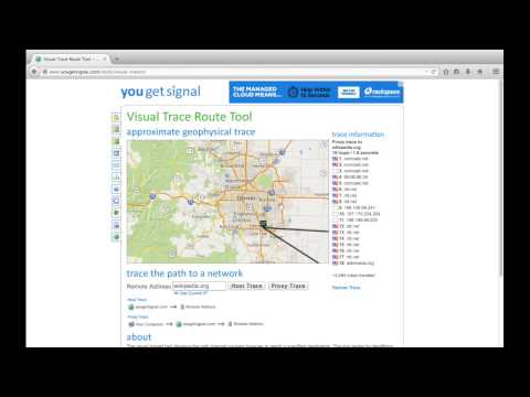 How To: Use Visual Trace Route