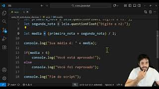 AULA 3 - COMO PROGRAMAR EM JAVASCRIPT - ESTRUTURAS DE CONTROLE - IF, ELSE, SWITCH CASE