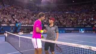 Dudi Sela v Rafael Nadal highlights (3R) - Australian Open 2015