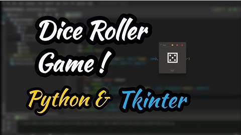 Dice Simulator Python project | Tkinter | Python game project