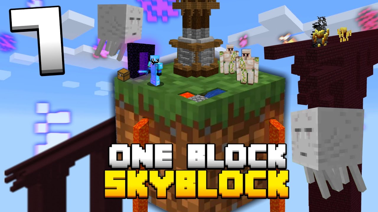 how to make a one block skyblock server