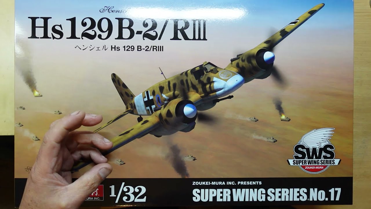 Zoukei-Mura 1/32 Henschel Hs-129 Sprue review. - YouTube