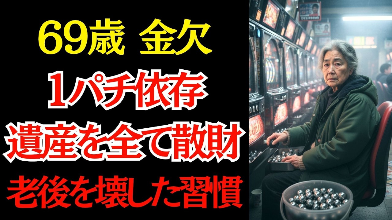 【老後破産】「私はバカだった…」1パチ依存が地獄の始まり。夫の遺産を溶かした69歳主婦の【口コミ】