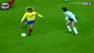 Carlos Valderrama,  أسطورة الكولومبية كارلوس فالديراما ، أهداف ومهارات