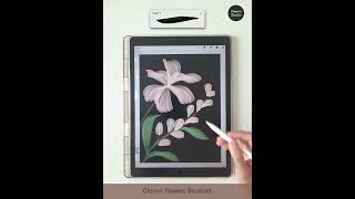 (#Shorts) Drawing bunch of flowers