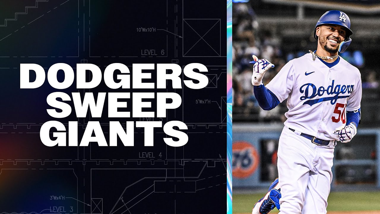 Dodgers sweep Giants with 8th straight win