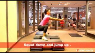Extreme Fitness Workout of the Week - Jumping Squat on the Stepper