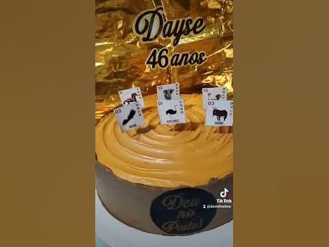 Bolos da Ju - Bolo em Chantilly tema Jogo de Bicho 🍀 Faça