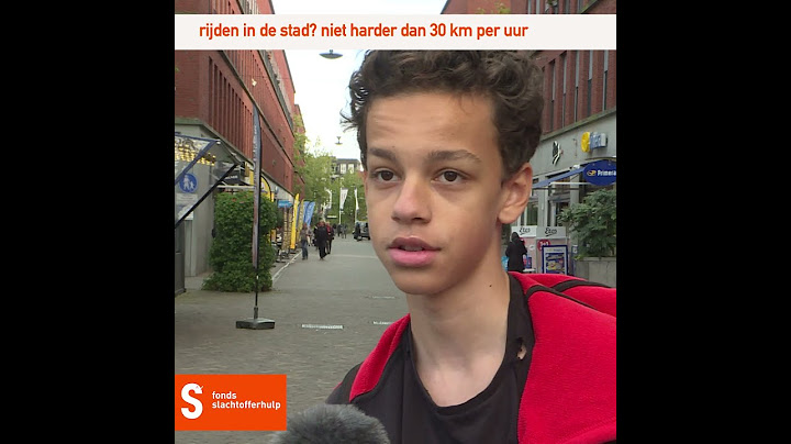 Moet de maximum snelheid in de stad naar 30 kilometer per uur?