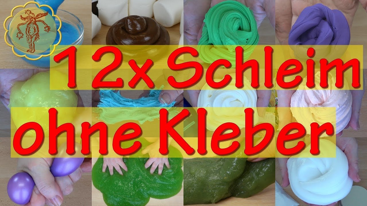  Update  12 x Schleim ohne Kleber und ohne Peel-off-Masken - Slime-DIY