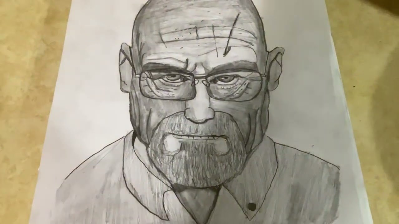 Breaking bad: Walter white drawing