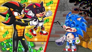 Good Baby Sonic Vs Poor Dad Shadow - Rich Vs Broken Family - Sonic the Hedgehog 2 Animation