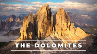 The Dolomites from Above - Aerial View of Europe&#39;s most Beautiful Mountains
