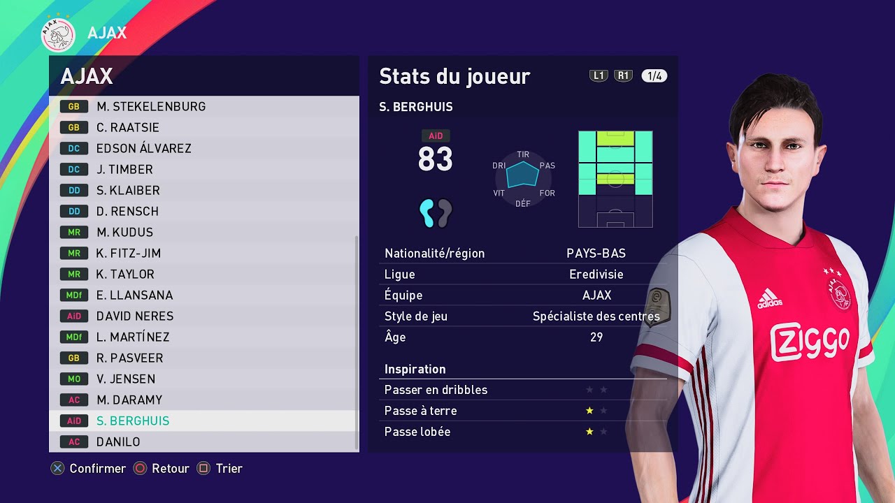 [PES 2021] AJAX summer 2021 update