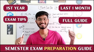 End Semester Exam Preparation Tips For 1st/First Year Students | Engineering 🔥