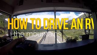 How to Drive an RV through the mountains