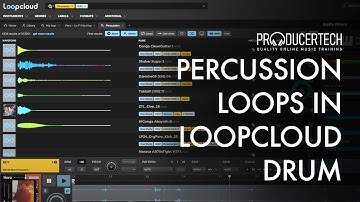 Adding a Percussion Loop to a Loopcloud Drum Groove - Sample Mod 1