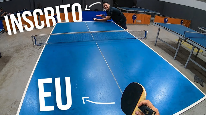 UM INSCRITO ME DESAFIOU NO TÊNIS DE MESA! (e eu aceitei)