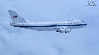 126th Air Refueling Squadron Refueling Mission For E-4B Nightwatch