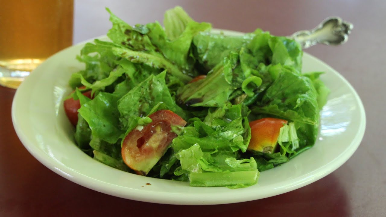 Salad with Fried Egg Dressing Recipe GardenFork YouTube