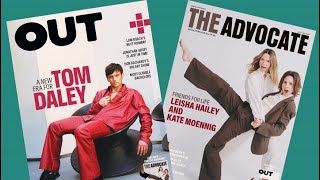 Out Now - Featuring Interviews with Tom Daley, Leisha Hailey, Kate Moennig, and Much More!
