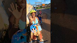 Where we ride with our kids 😁 #familiapablanu