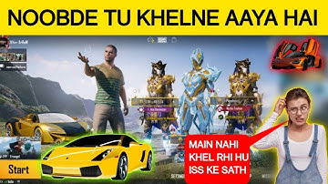 Random Rich Pro Players Call Me Noob & Insult Me For Playing Like Noob Bgmi #5