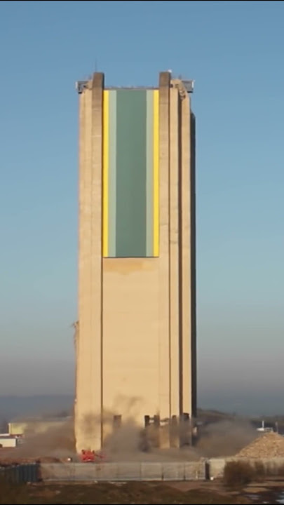 Harworth Pit Tower Demolition Goes Wrong: Shocking Fail  #demolition #fail