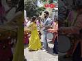 Vicky Kaushal tries to SNATCH dhol stick from Sara Ali Khan 😂 | #shorts #saraalikhan #vickykaushal