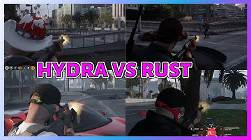 Hydra vs Rust On La Puerta Freeway (Multiple POVs) | NoPixel GTA RP