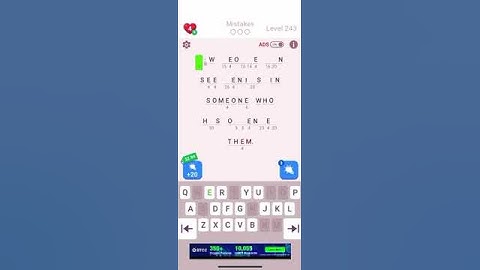 Ultimate cryptogram level 243 guide #cryptogram