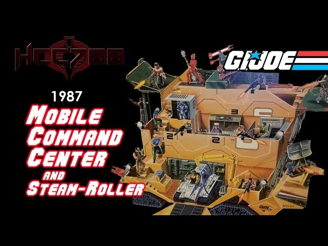 HCC788 - 1987 MOBILE COMMAND CENTER and STEAM-ROLLER Vintage G.I.