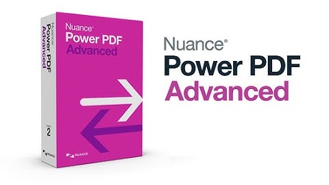 Nuance Power PDF 2 - Create PDFs