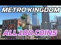 Super mario odyssey all metro kingdom coins 100 purple local coins