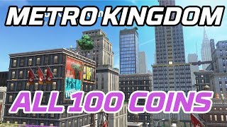 Super Mario Odyssey All Metro Kingdom Coins 100 Purple Local Coins