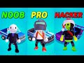 Noob vs pro vs hacker  rage road