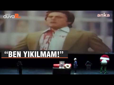 Cüneyt Arkın'ın cenaze töreninde duygulandıran video: Ben yıkılmam!