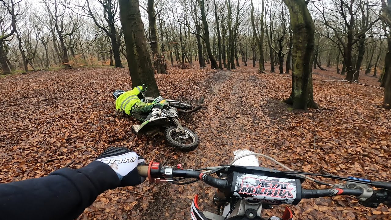 1st ride in wood in years (easy enduro)