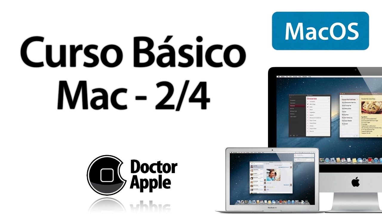 Curso Mac Básico Apple Grátis - Aprenda a usar o Mac 2/4 - YouTube