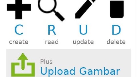 DEMO Tutorial CRUD Plus Upload Gambar dengan PHP dan MySQL