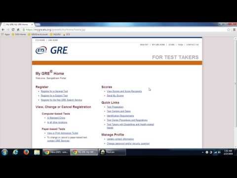 How to REPORT GRE SCORES TO UNIVERSITIES ! EASY !