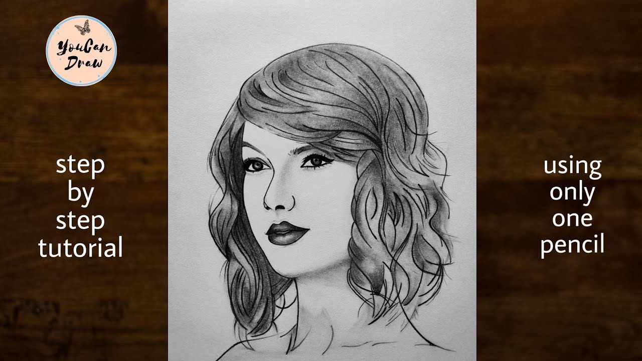 Taylor Swift Pencil Drawing  wijisungart  Drawings  Illustration  People  Figures Celebrity Musicians  ArtPal